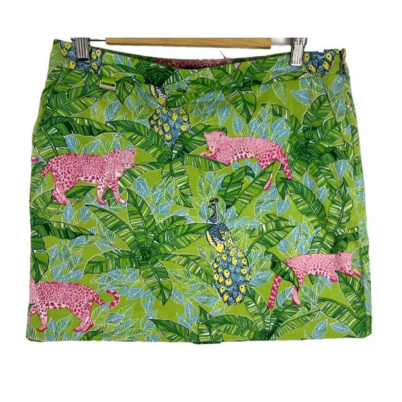 Polo Golf Ralph Lauren Green Jungle Skort Womens Size 8 - Picture 1 of 13